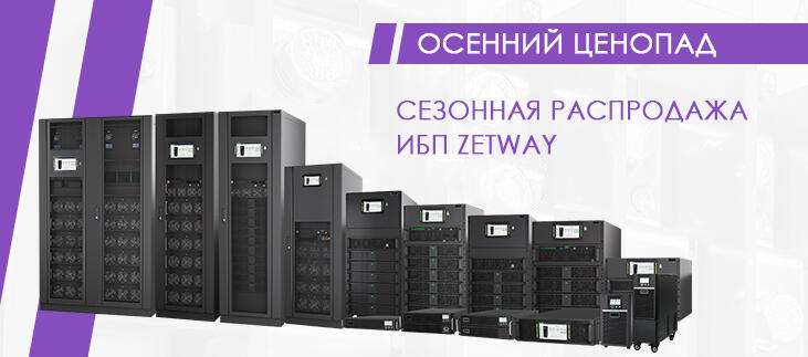 Сезонная акция  ИБП  Zetway